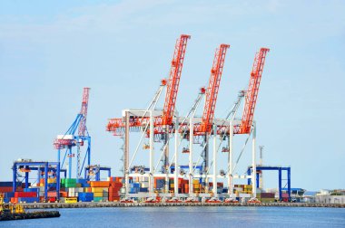 bağlantı noktası kargo vinç ve konteyner