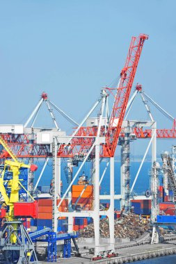 bağlantı noktası kargo vinç ve konteyner