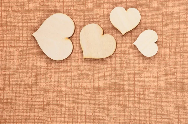 Heart on cardboard background — Stock Photo, Image