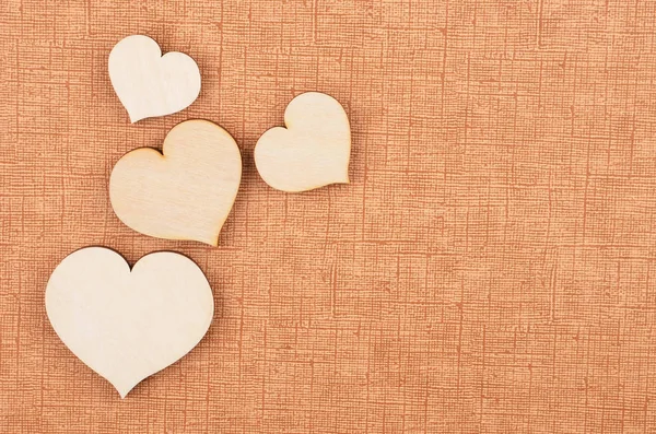 Heart on cardboard background — Stock Photo, Image