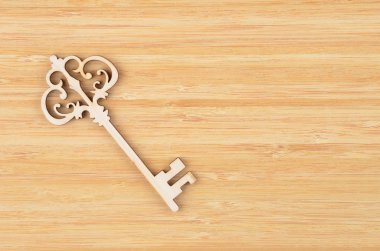 Dekoratif vintage anahtar