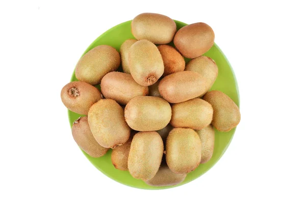 Grüne Kiwi-Früchte (actinidia deliciosa)) — Stockfoto