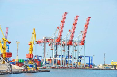 bağlantı noktası kargo vinç ve konteyner