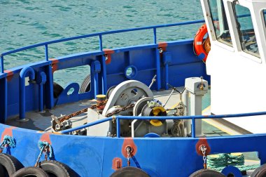 Çapa ırgat zinciri ile