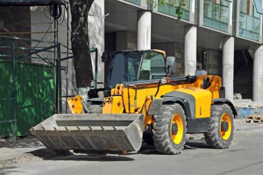 Buldozer yolda
