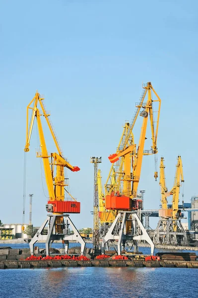 Grúa de carga portuaria — Foto de Stock