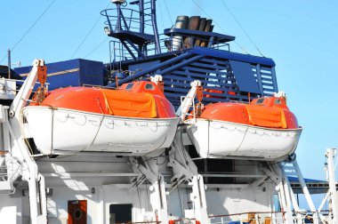 Gemi Güverte üzerinde Emanet filika