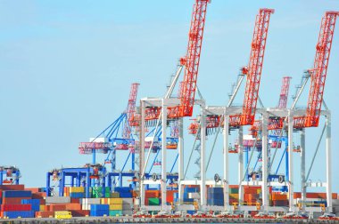 bağlantı noktası kargo vinç ve konteyner