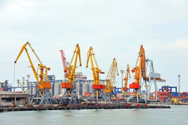 bağlantı noktası kargo vinç ve konteyner