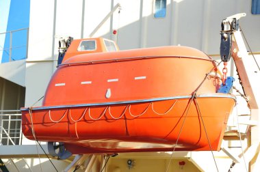 Gemi Güverte üzerinde Emanet filika