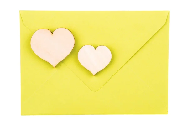 Серце і конверт — стокове фото