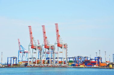 bağlantı noktası kargo vinç ve konteyner