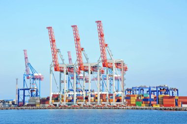 bağlantı noktası kargo vinç ve konteyner