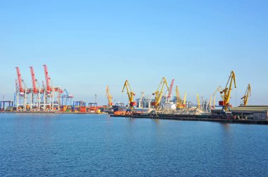 bağlantı noktası kargo vinç ve konteyner