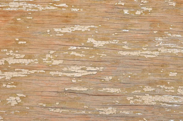 Holzgrund mit abblätternder Farbe — Stockfoto