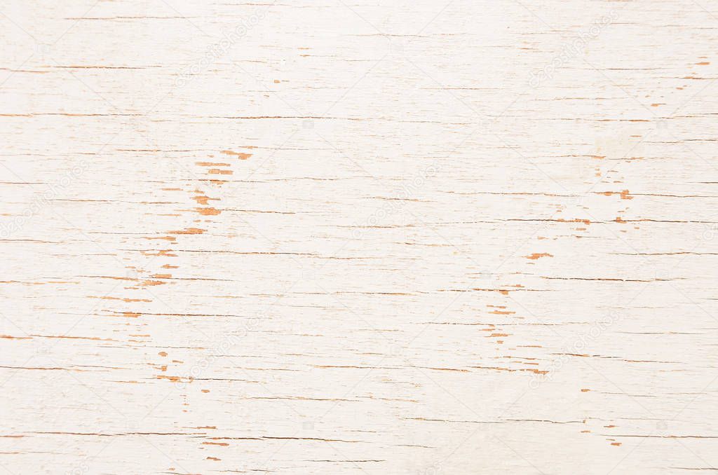 Wooden background with peeling paint