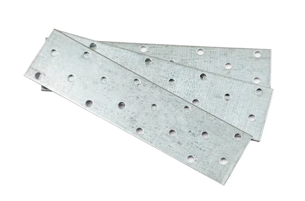 Perforerad stål planka — Stockfoto