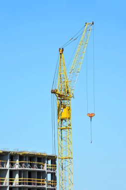 Vinç ve highrise şantiye