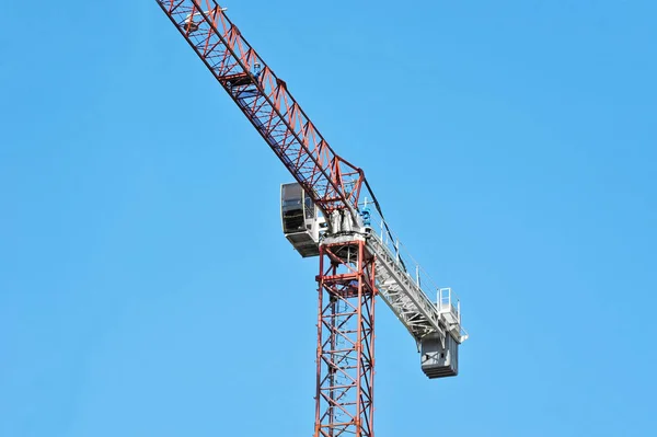 Grúa torre de construcción — Foto de Stock