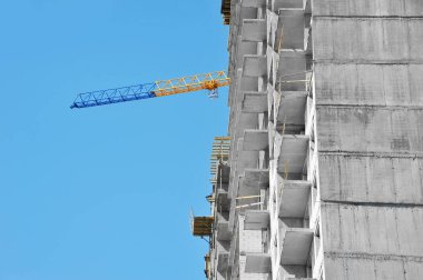 Vinç ve highrise şantiye