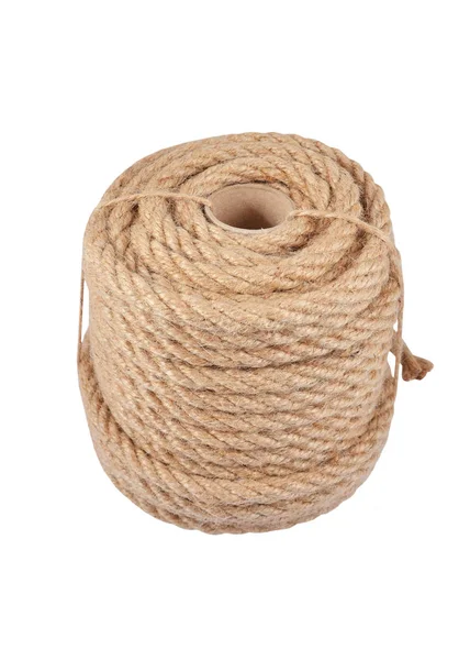 Manila rope coil — Stock Photo, Image