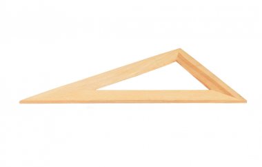 Eski ahşap üçgen