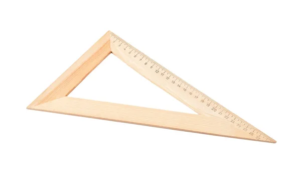 Vecchio triangolo di legno — Foto Stock