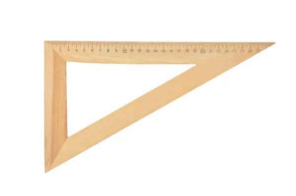 Triângulo de madeira velho — Fotografia de Stock