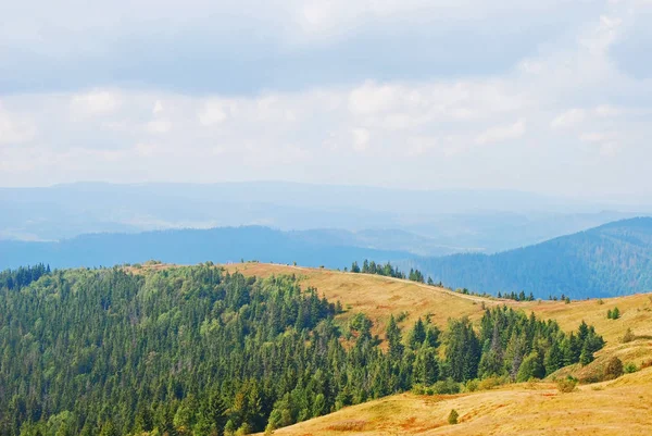 Paisaje montañoso en Cárpatos —  Fotos de Stock