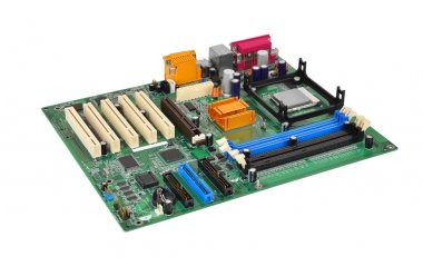 yeşil bilgisayar anakart