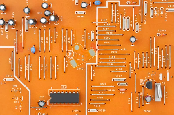 Tło obwodu drukowanego. — Zdjęcie stockowe