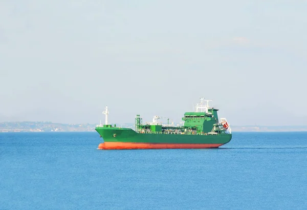 Navio petroleiro GPL (gás de petróleo líquido) no mar — Fotografia de Stock