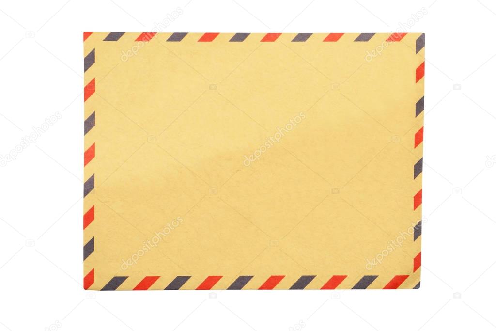 Retro avia mail envelope