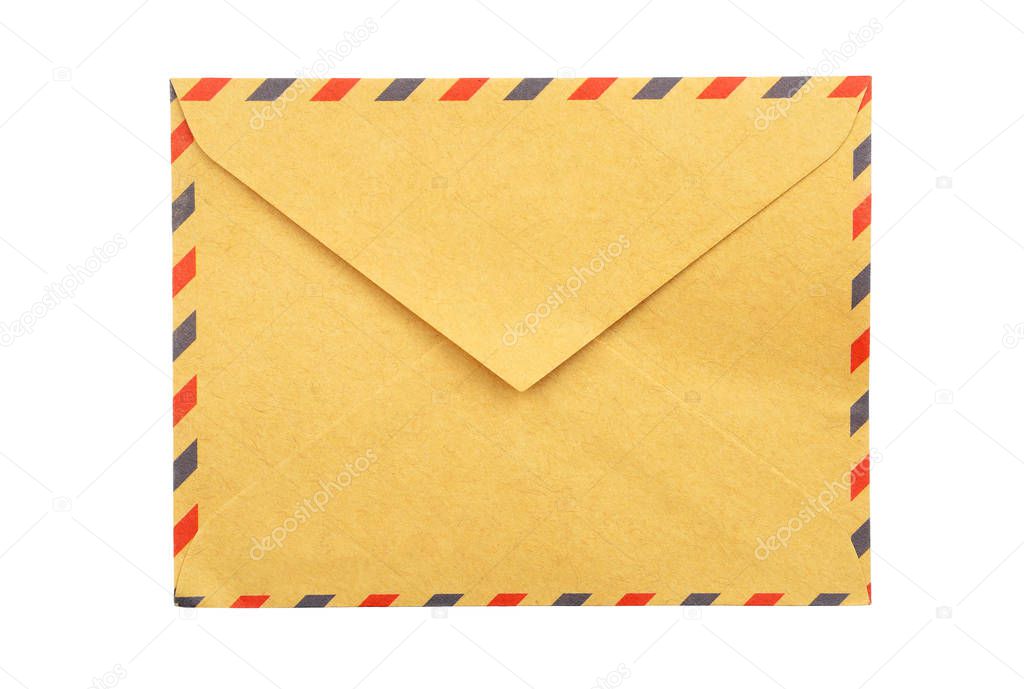 Retro avia mail envelope
