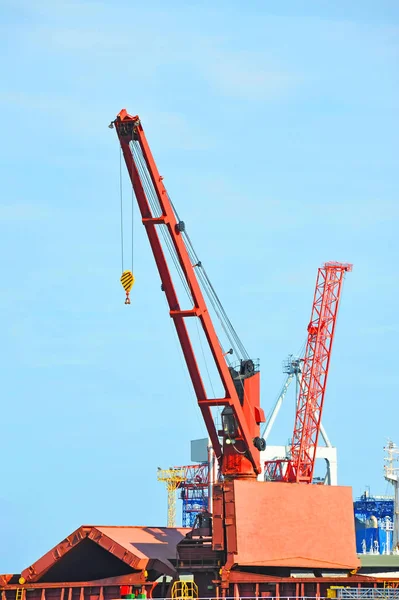 Schip lading kraan — Stockfoto