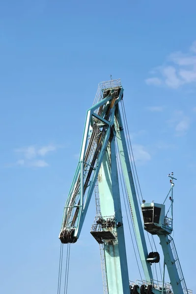 Floating cargo crane — Stock Photo, Image