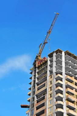 Vinç ve highrise şantiye