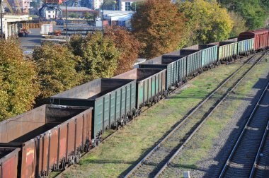 Demiryolu yük treni