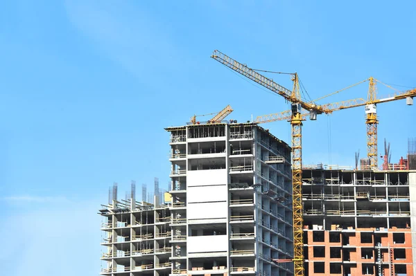 Vinç ve highrise şantiye