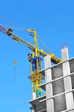 Vinç ve highrise şantiye