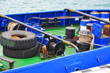 Demirleme vinç ile hawser