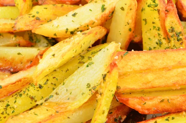 Fried potato with herb — Stock Photo, Image