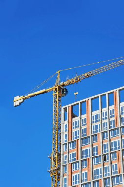 Vinç ve highrise şantiye