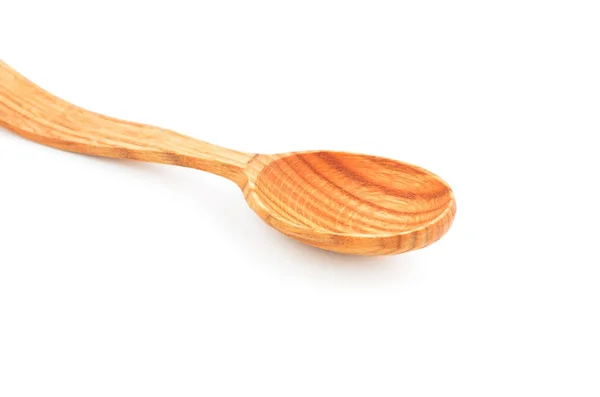 Wooden spoon on white — Stock Photo, Image