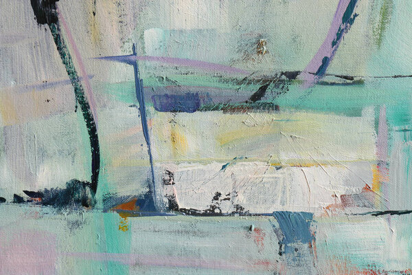 Abstract art background on canvas
