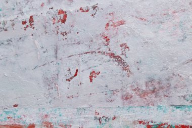 Bıçak tekniği ile tuval üzerine akrilik boya. 