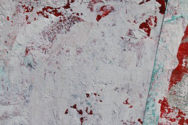 Bıçak tekniği ile tuval üzerine akrilik boya. 