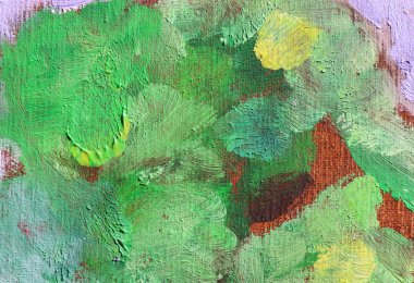 Soyut sanat arka plan. Tuval üzerine yağlıboya. Sıcak renkler. Yumuşak darbeleri boya. Modern sanat. Çağdaş Sanat.