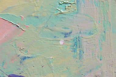 Çok renkli yağlı boya doku. Soyut sanat arka plan. Tuval üzerine yağlıboya. Boya kaba darbeleri.