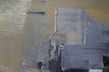 Soyut sanat arka plan. Tuval üzerine yağlıboya. Kaba ve boya darbeleri ifade eder. Modern sanat. Çağdaş Sanat.